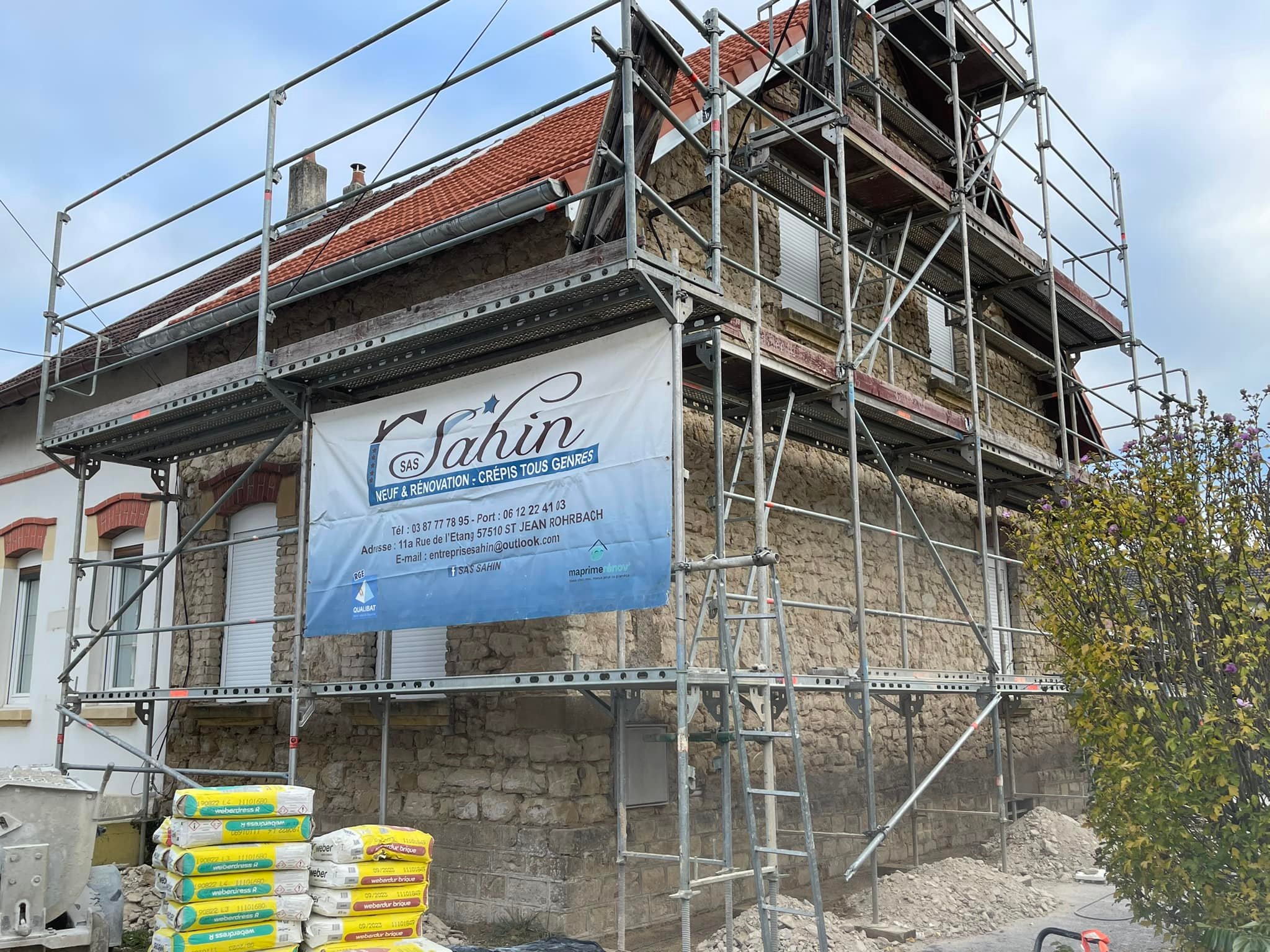 Rénovation complète d'une façade